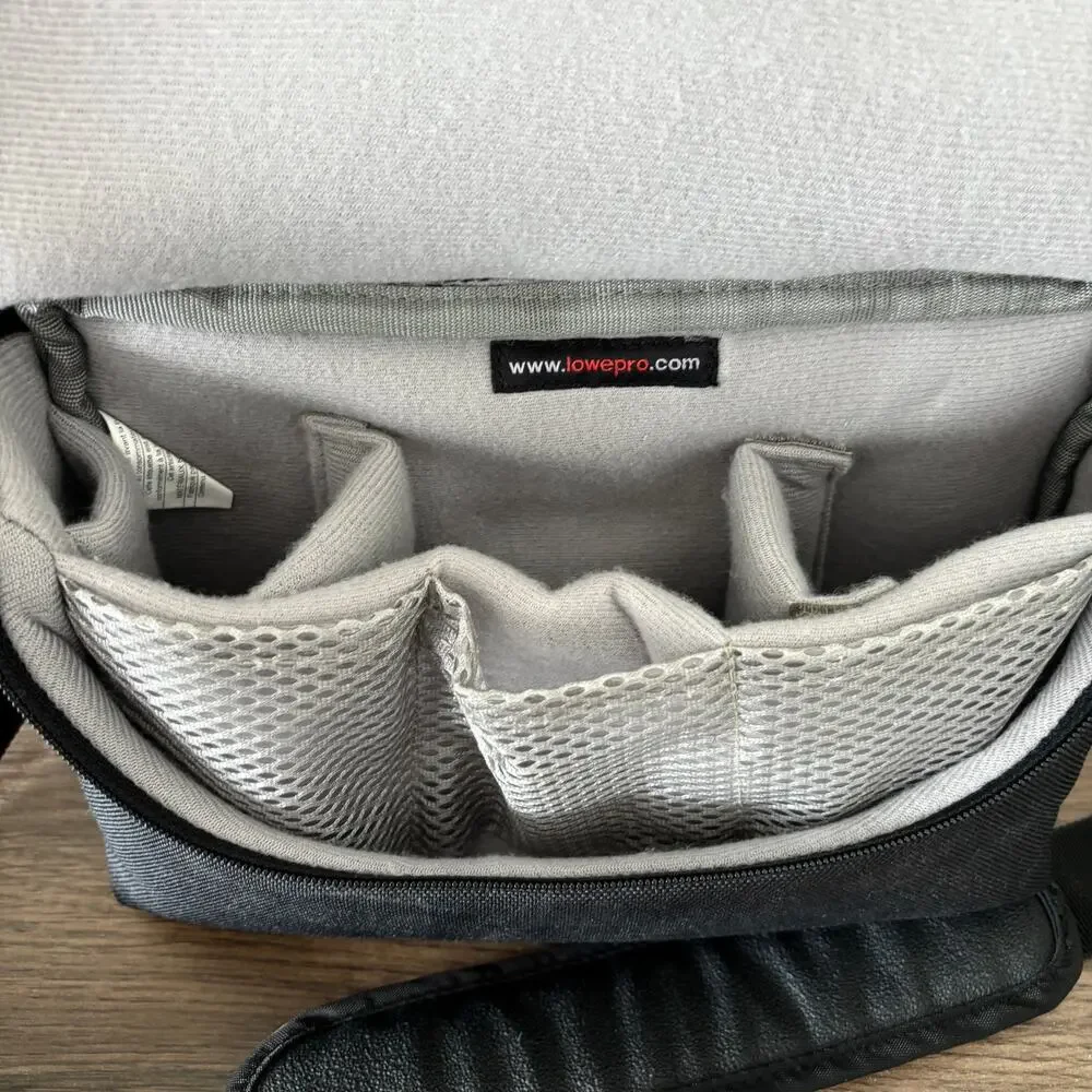 Lowepro D-res 240AW Camera Bag - with Strap and Waterproof Cover - Black
